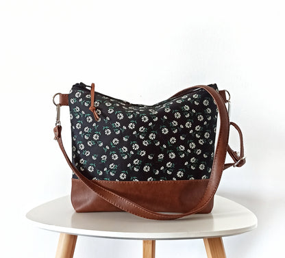 Vegan Crossbody bag- Daisy