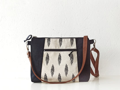 Large Canvas Crossbody bag