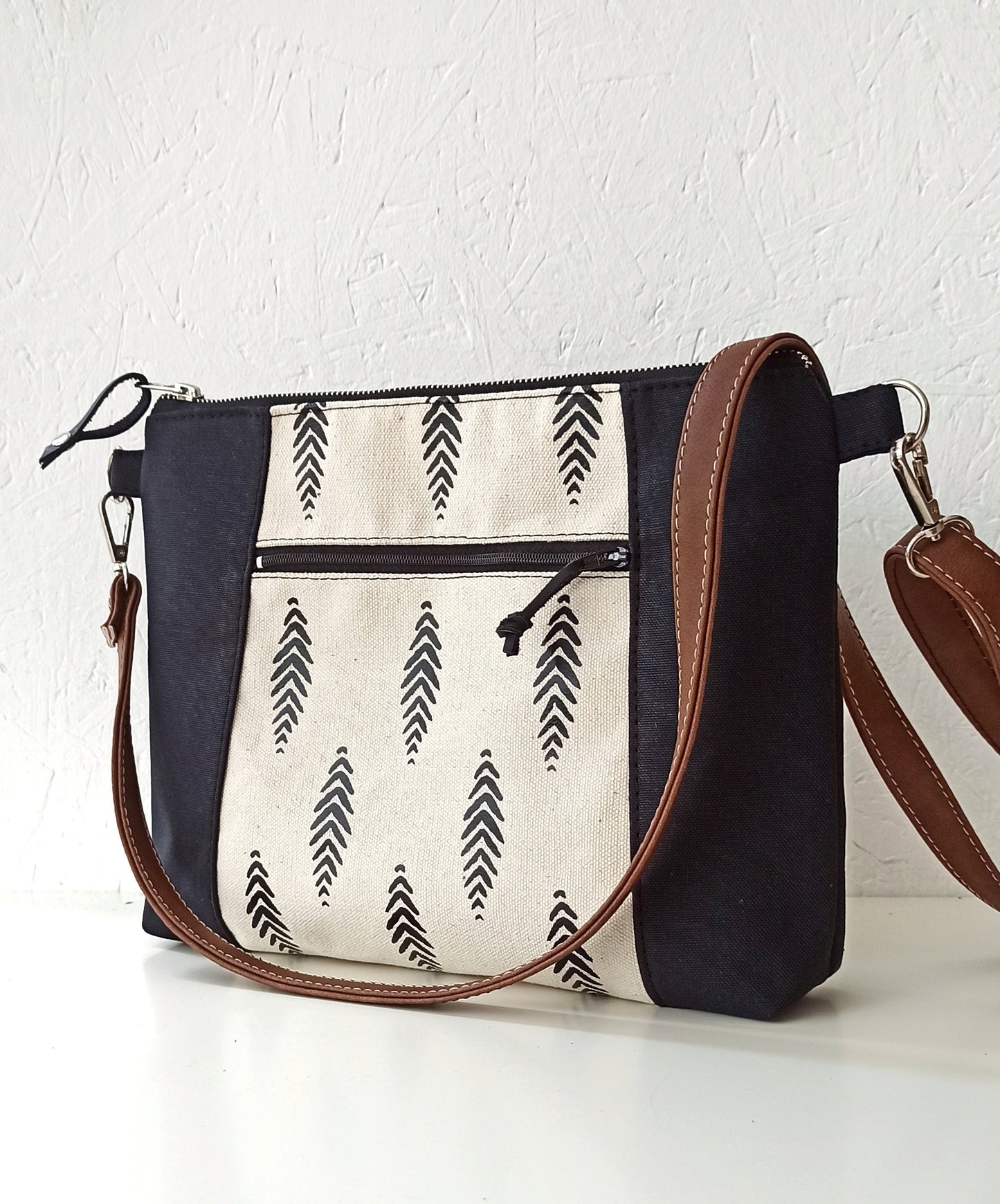 Large Canvas Crossbody bag