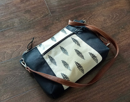 Large Canvas Crossbody bag