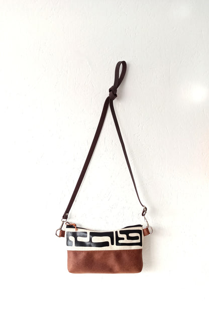 Small Canvas crossbody bag- African print