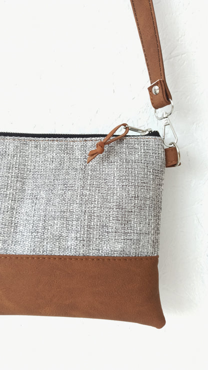 Small crossbody bag- Grey