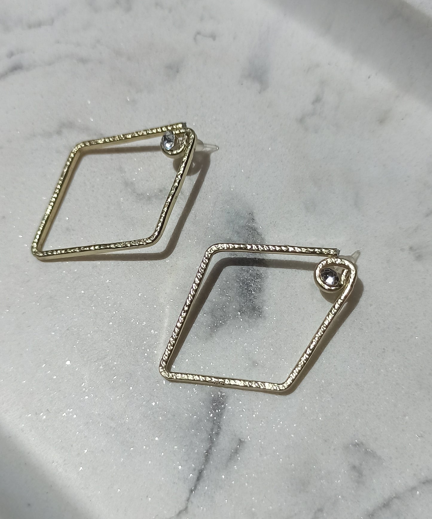 Geometric earring jackets