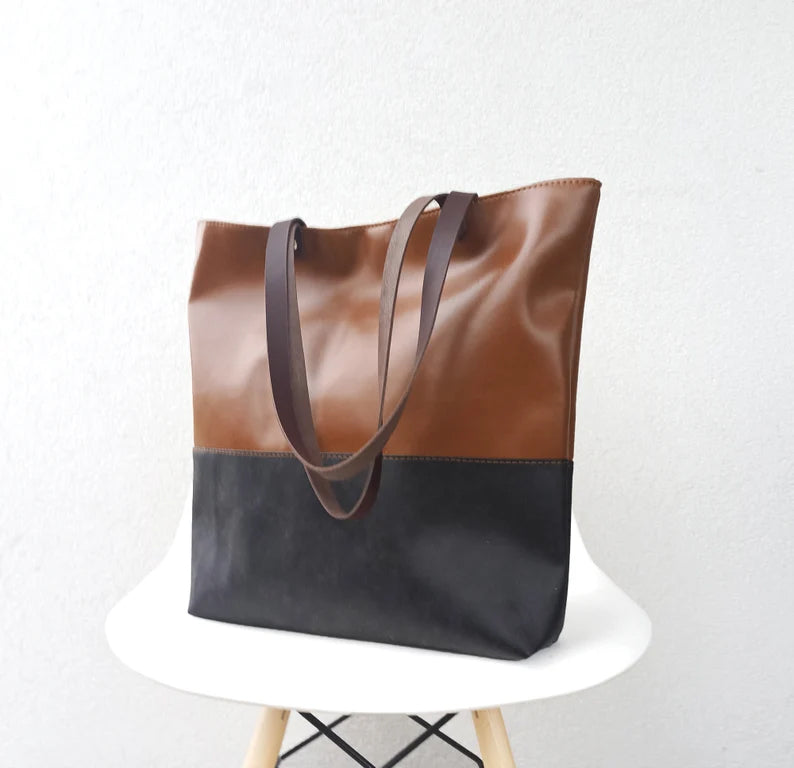 Two tone Tote bag