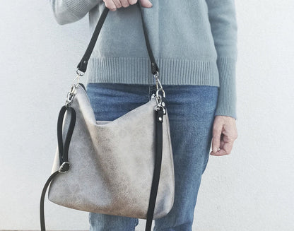 Medium hobo bag-Grey