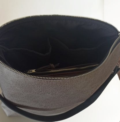 Medium hobo bag-Grey