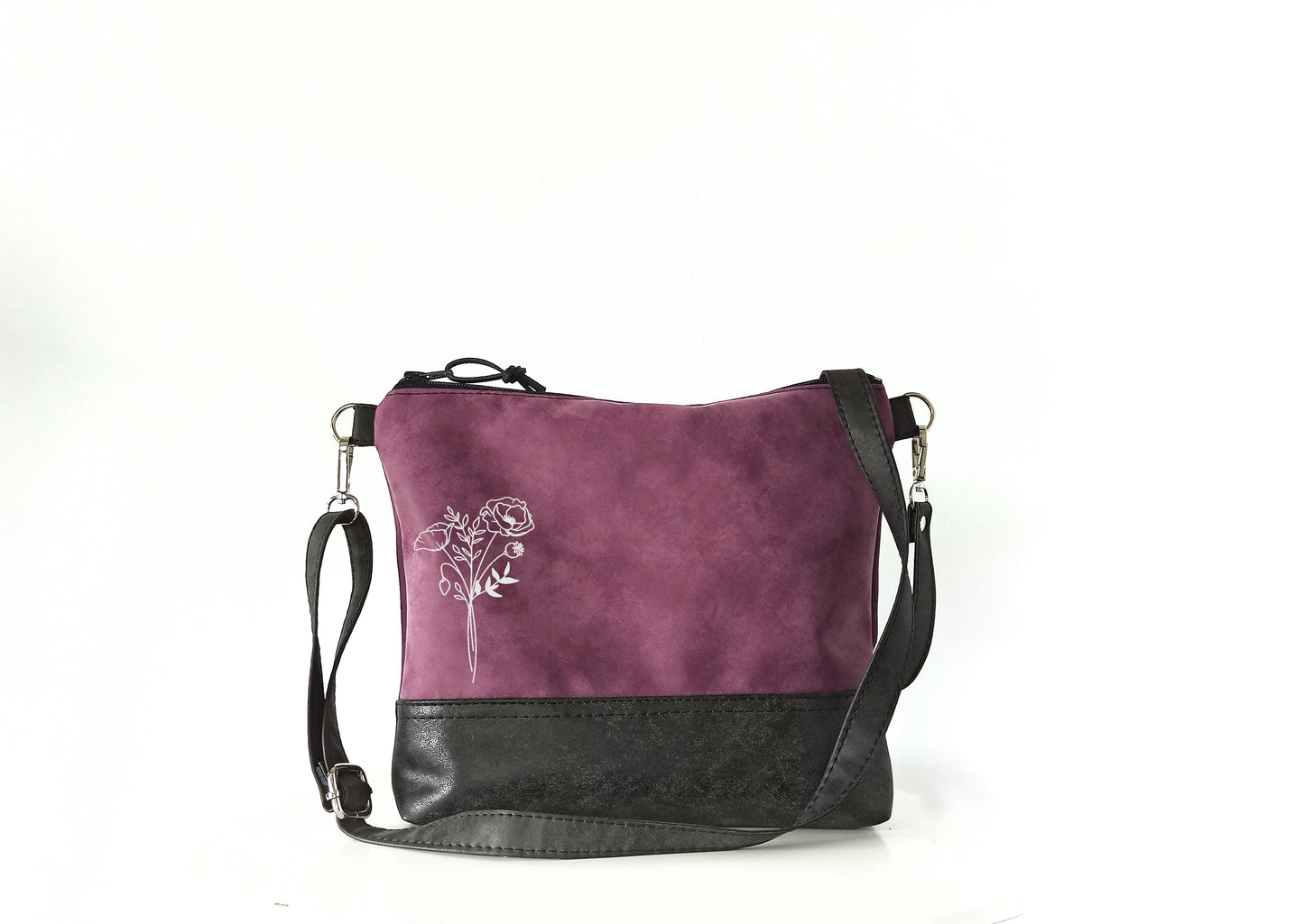 Personalized Birth Month Flower Crossbody bag