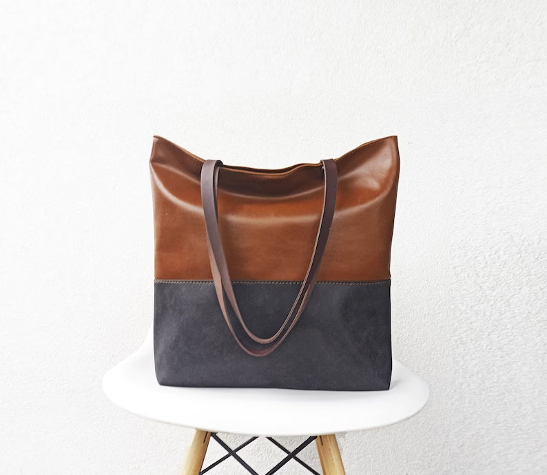 Two tone Tote bag